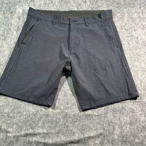 Ron Jon Surf Shop Mens Gray Flat Front Chino Shorts Size 36‎